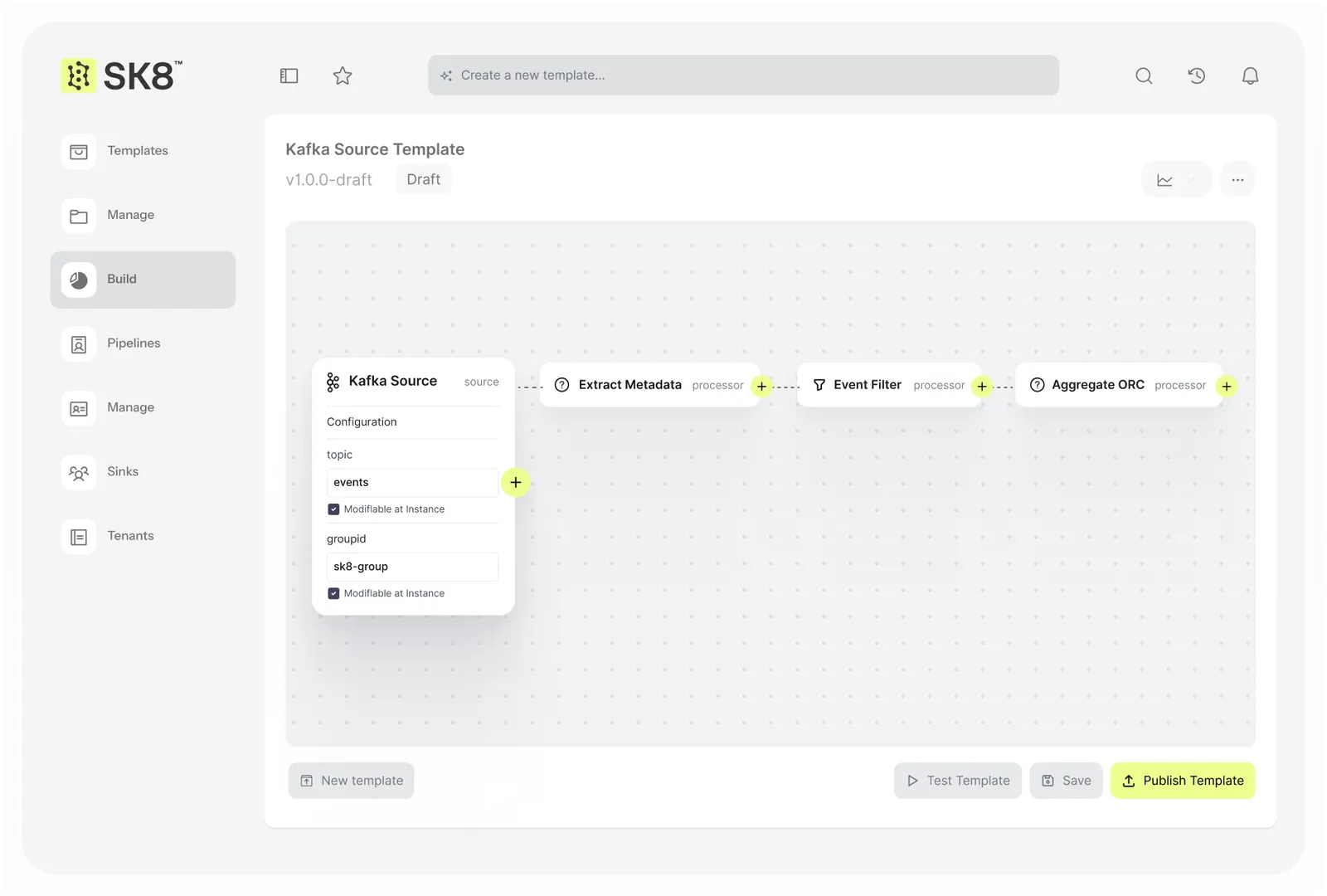 Step 1: Build your template